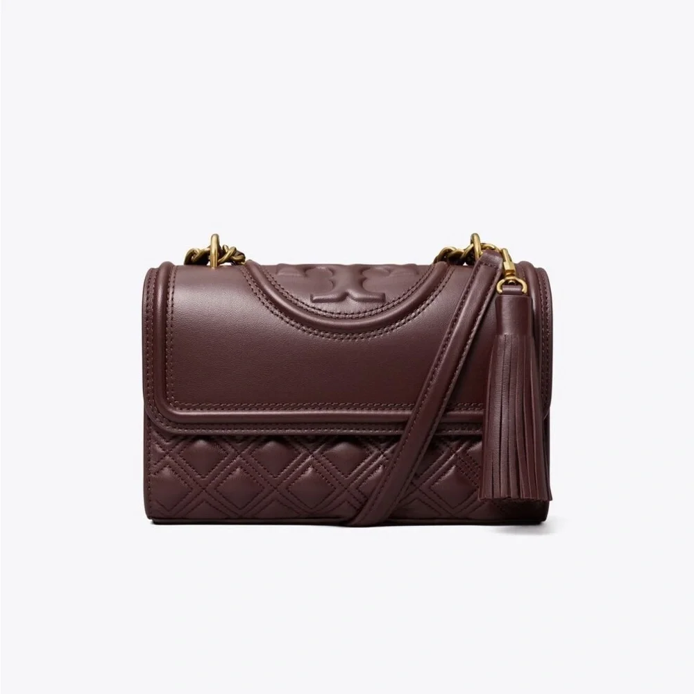 Tory Burch Burgundy Crossbody Bag